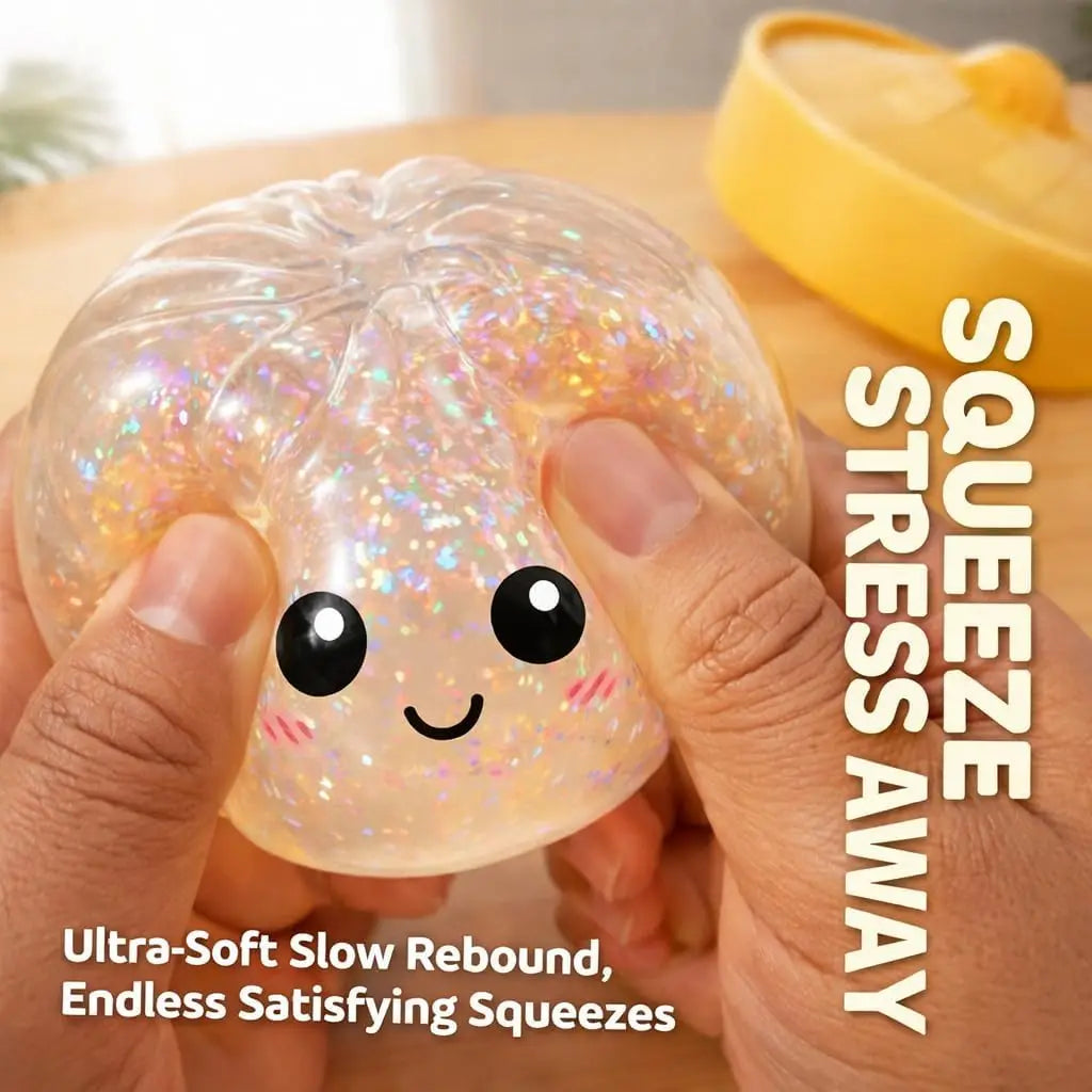 Colorful Squeeze Stress Bun